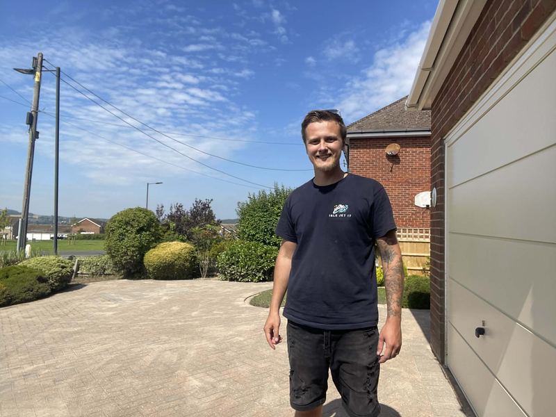 Josh from Isle Jet It, professional pressure washing, Isle of Wight